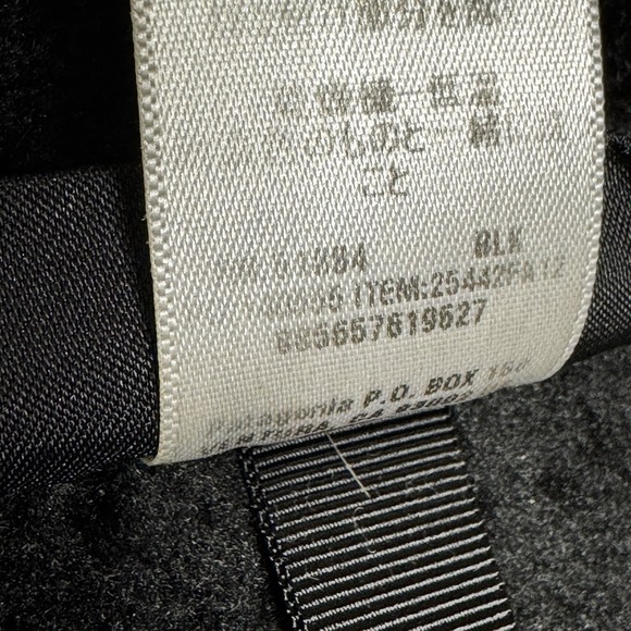 Patagonia Retool Snap-T Pullover Black Size Medium Womens Polartec Fleece - Picture 6 of 7